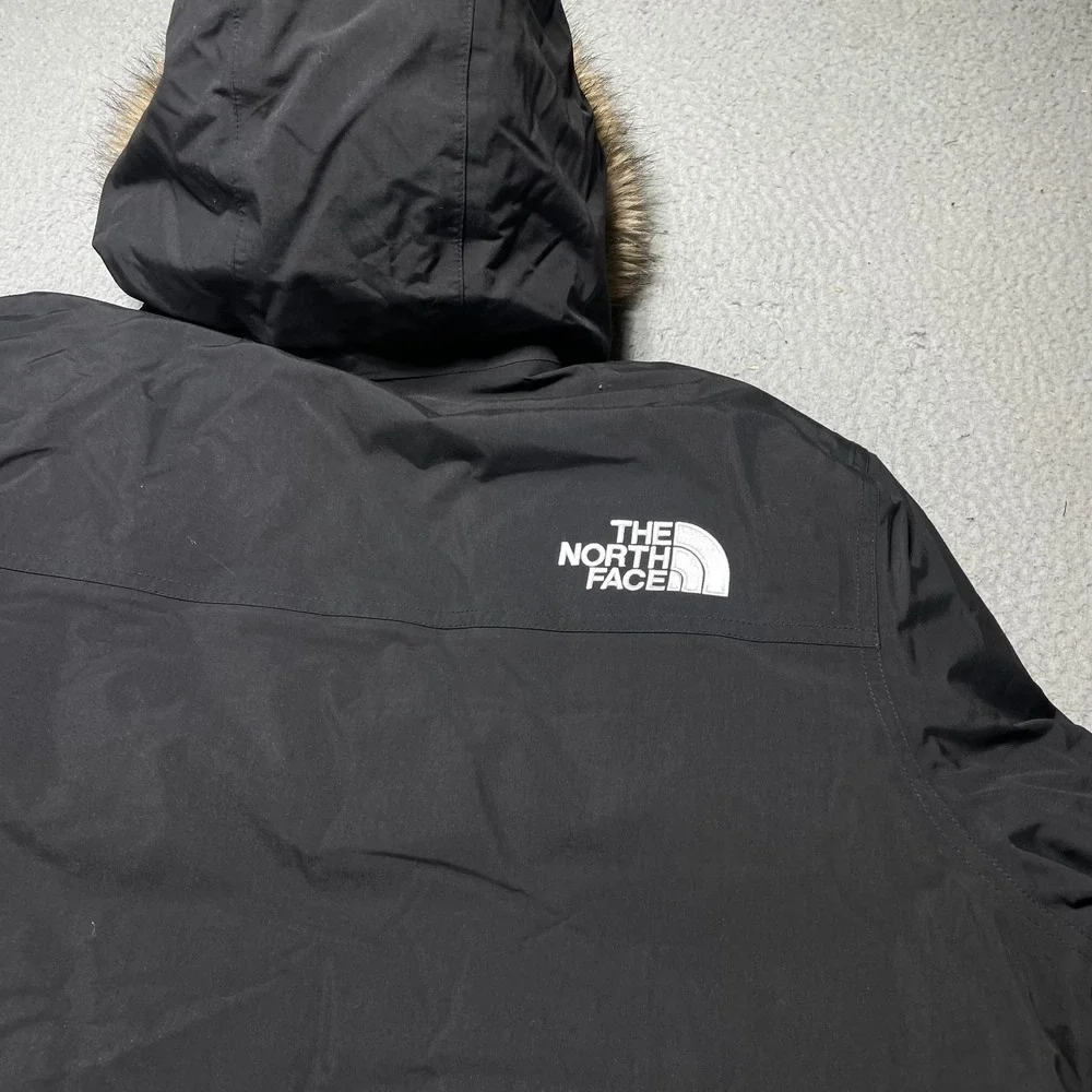 The North Face McMurdo Parka Coat Mens Size XL Black Down 600 DryVent Hooded NEW